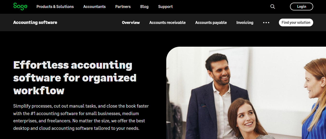 sage - Best Accounting Software In the UAE