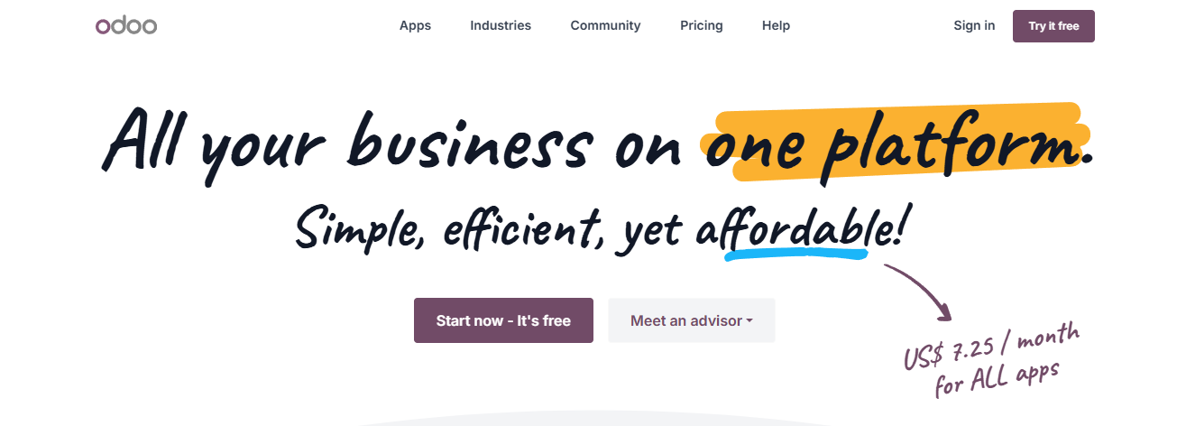 odoo - Best Accounting Software In the UAE