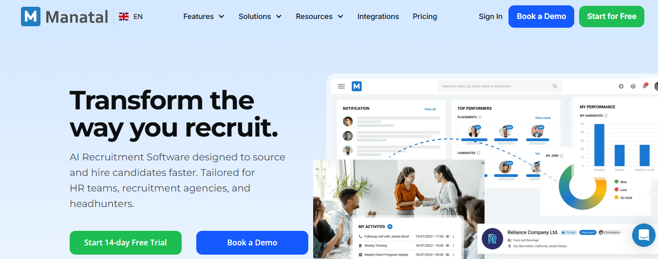 manatal - Remote Hiring Tools