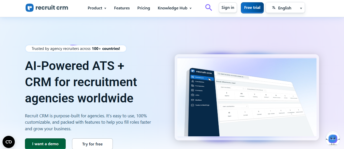 recruit crm - Remote Hiring Tools