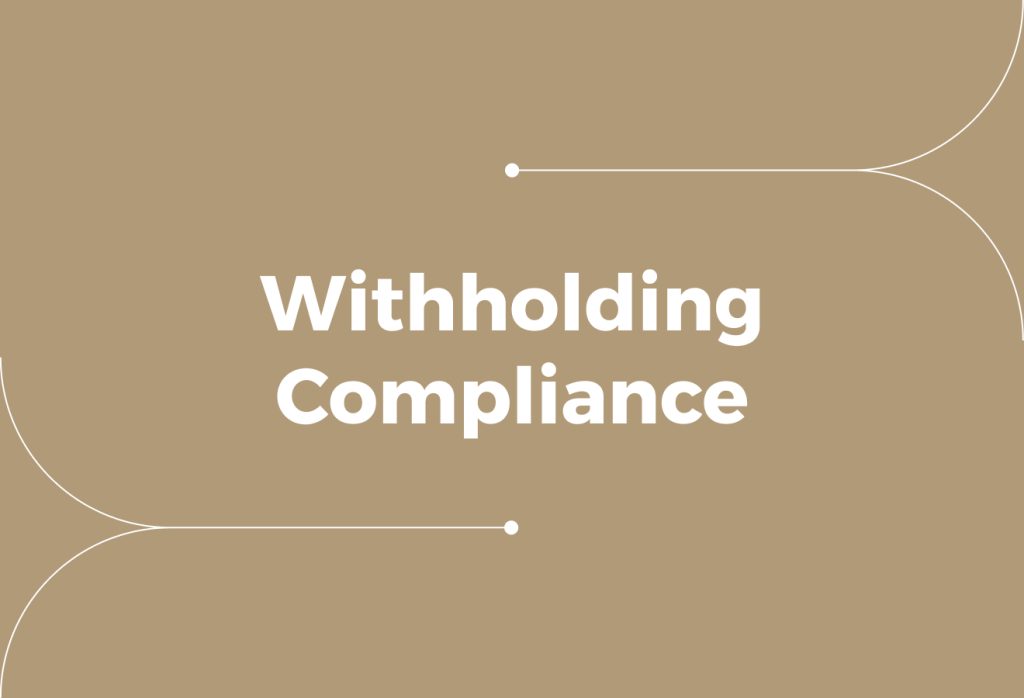 Withholding Compliance Programme (What Employers Need to Know)