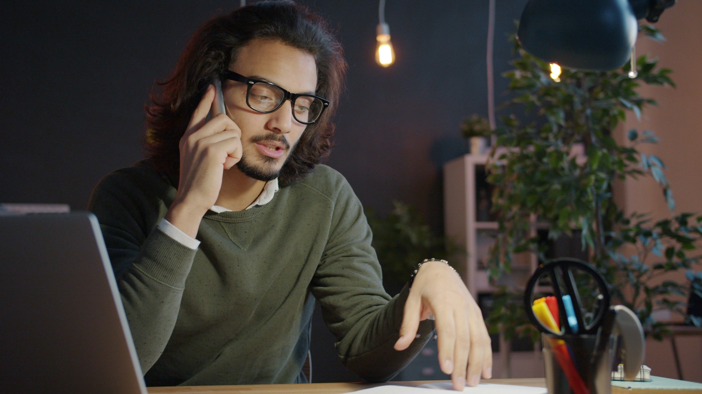 Person Talking on Phone - Recruiters Use AI-Based Applicant Tracking Systems to