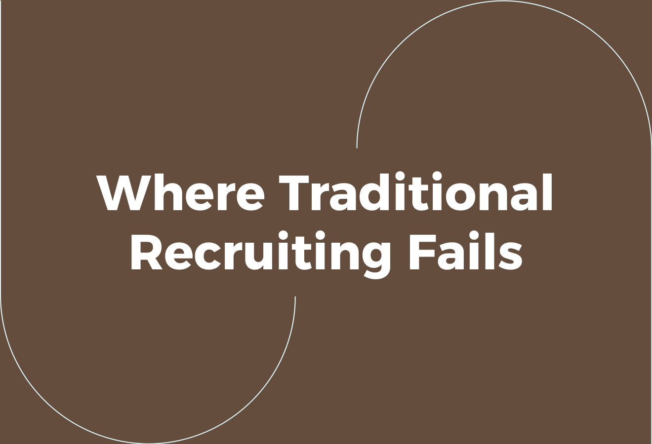 Where Traditional Recruiting Tools Break