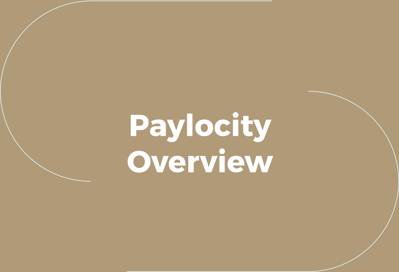 Paylocity Overview