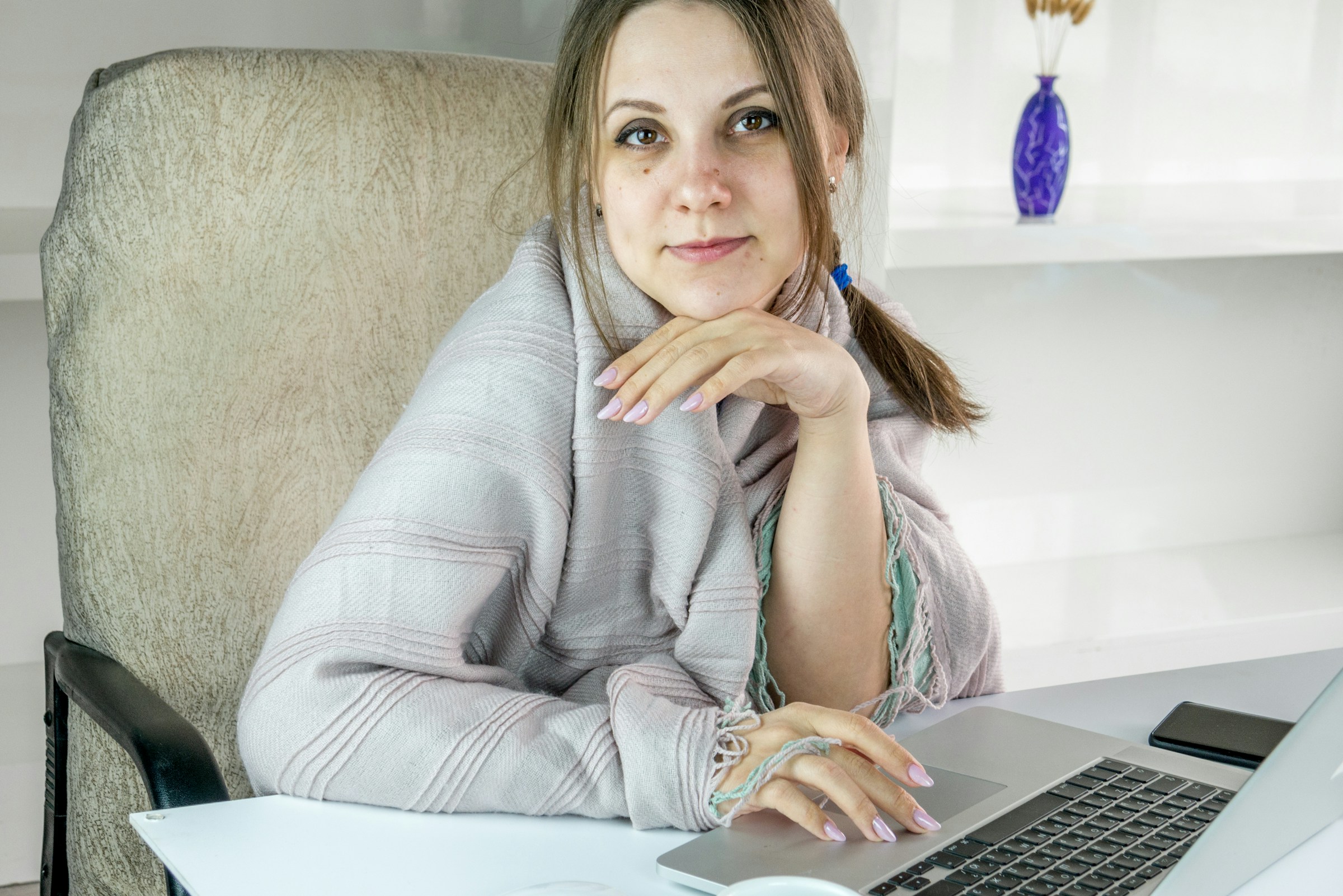 Lady Working - Qatar Work Week