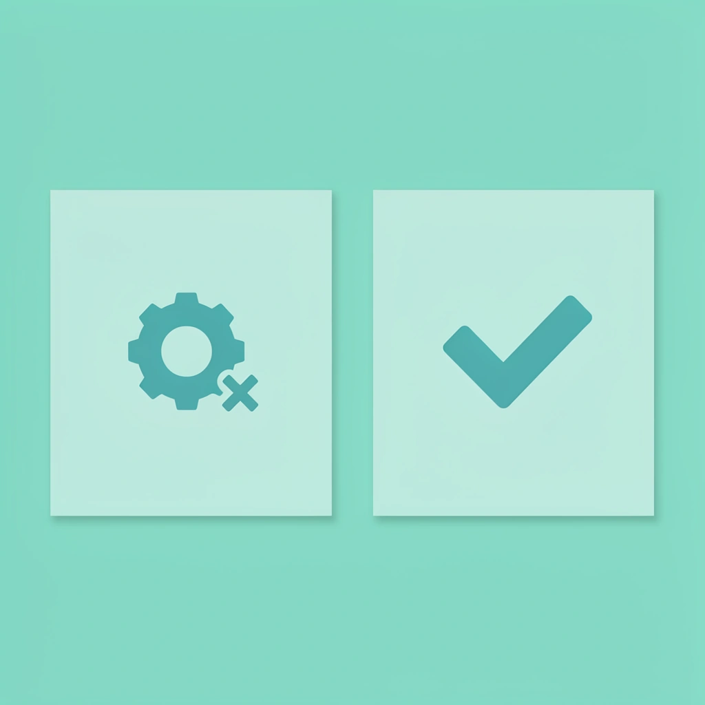 Before and after comparison: manual payroll errors versus correct automated payroll processing - Egypt Income Tax Rates