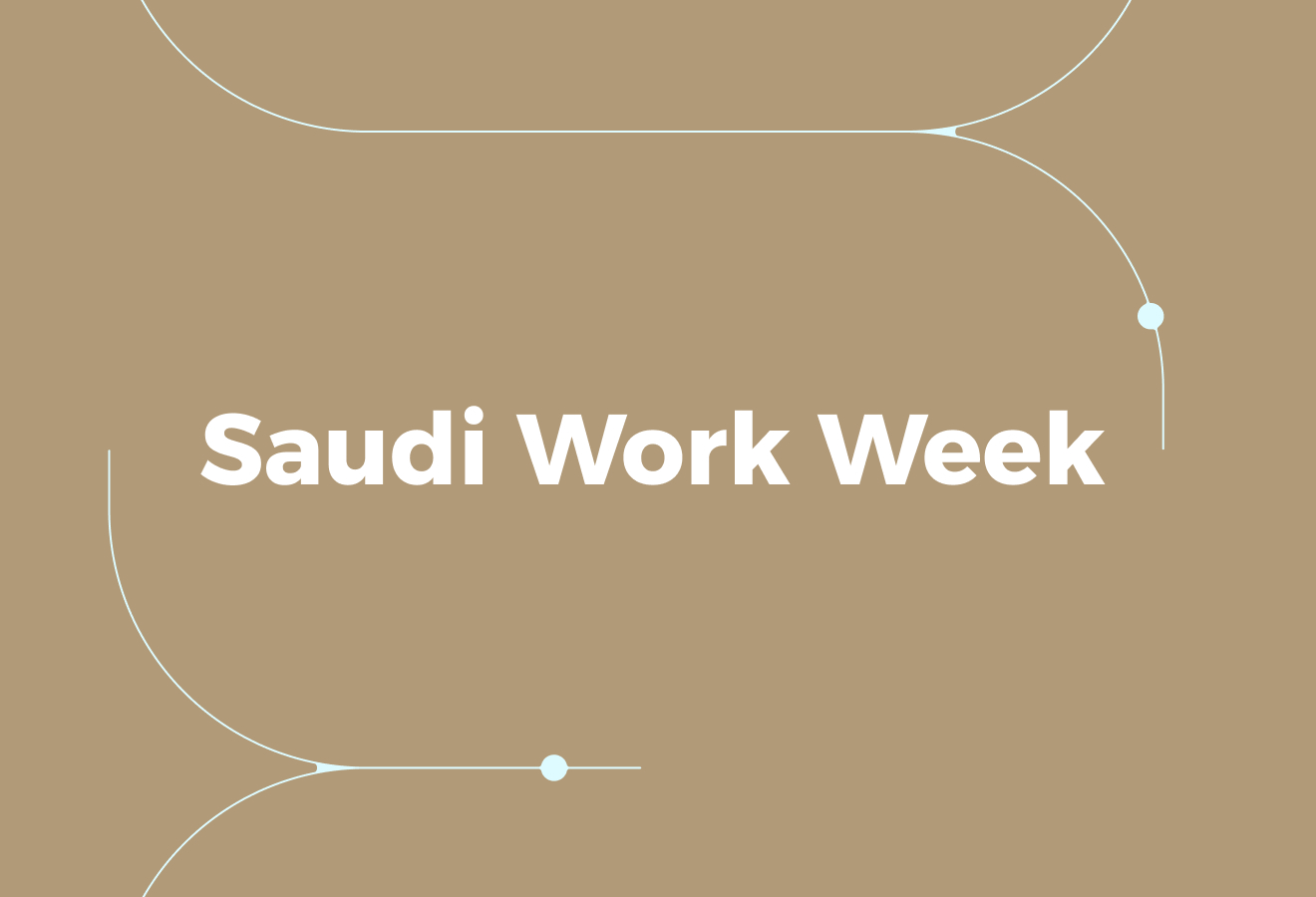 How the Saudi Work Week Typically Operates