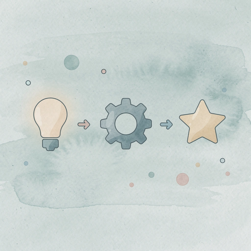 Three icons showing contract mapping process with timeline tracking